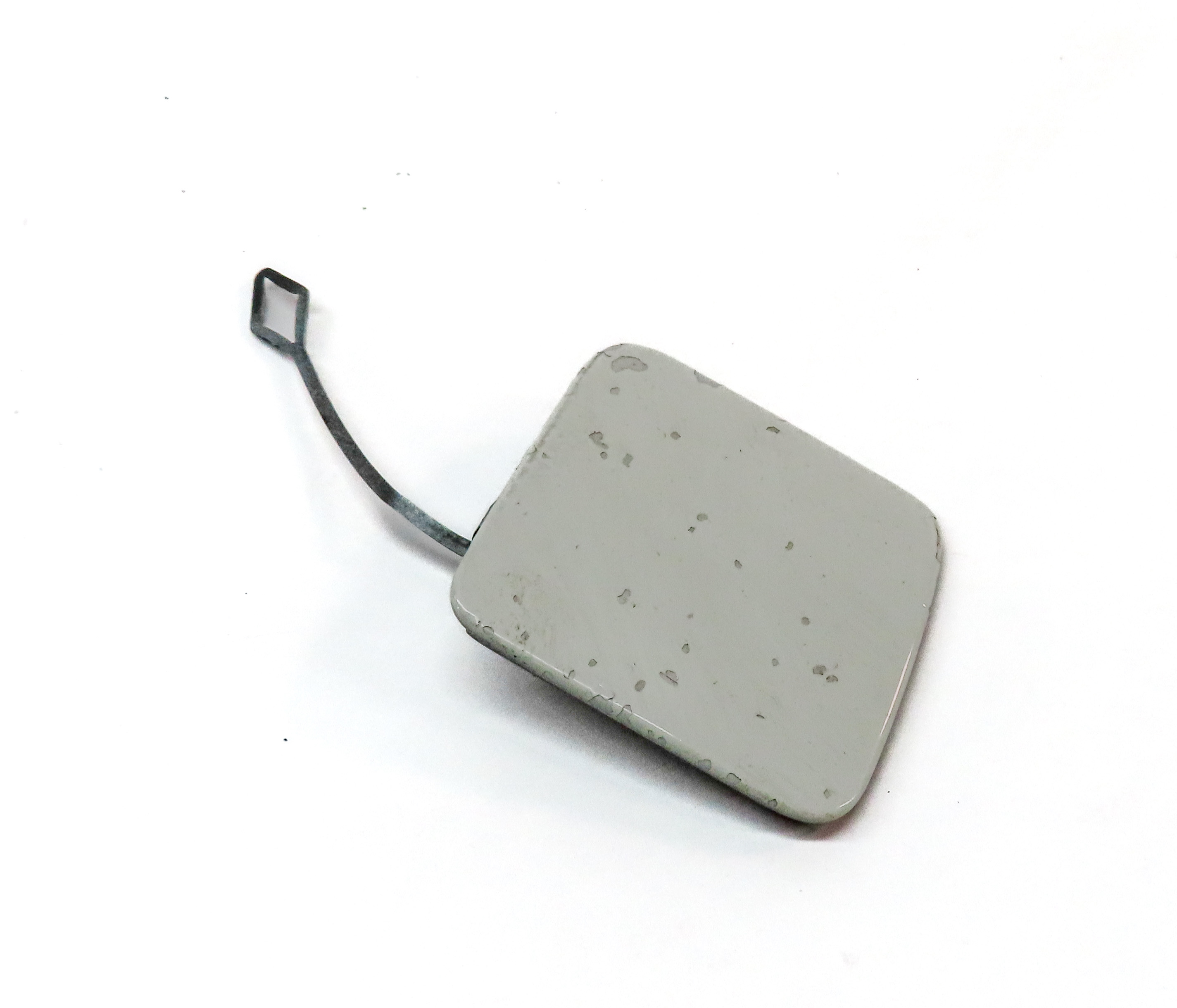 2016 BMW 750i (G11) FRONT TOW HOOK COVER TRIM (White) — exact item pictured